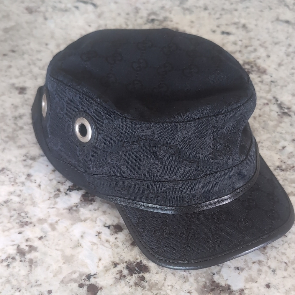 Gucci Monogram Military Hat